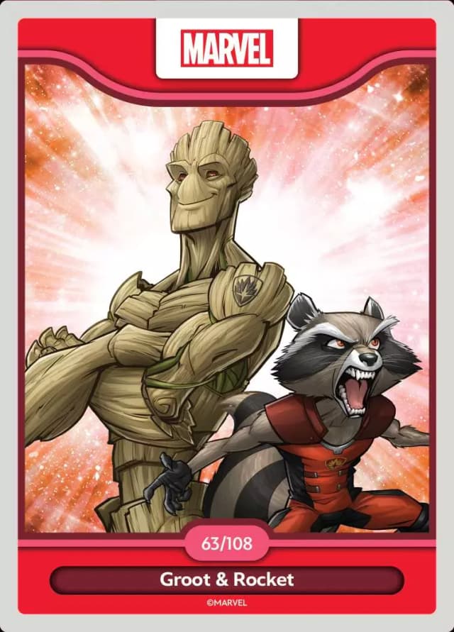 Groot and Rocket